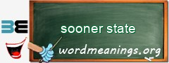 WordMeaning blackboard for sooner state